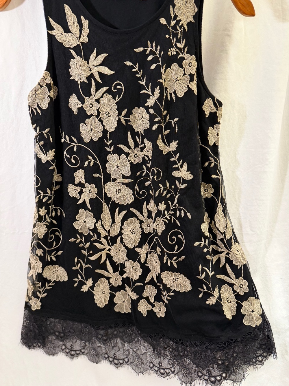 Logo Lavish summer dress embroidered with slip dress black size xxs - Picture 3 of 16